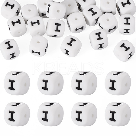 20Pcs Food Grade Eco-Friendly Silicone Beads SIL-TADJ0001-02I-1