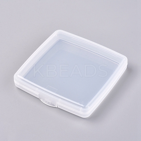 Transparent Polypropylene (PP) Bead Storage Containers Boxes CON-WH0070-04-1