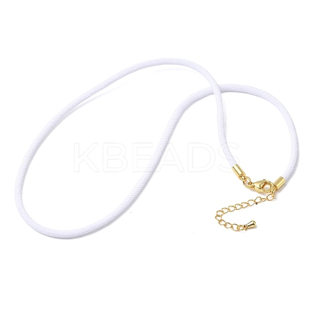 3MM Nylon Milan Cord Necklace Making NJEW-H084-01G-33-1