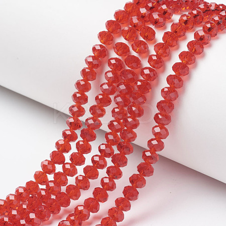 Glass Beads Strands EGLA-A034-T3mm-D01-1
