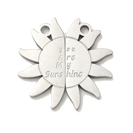 304 Stainless Steel Pendants STAS-C155-11P-1
