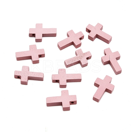 Dyed Wood Pendants WOOD-WH0025-60B-1