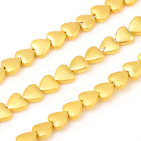 Electroplated Non-magnetic Synthetic Hematite Beads Strands G-F682-06B-G-1
