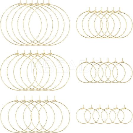 304 Stainless Steel Wine Glass Charms Rings STAS-UN0001-72G-1
