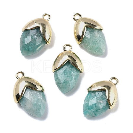 Natural Amazonite Pendants G-U019-03A-02-1