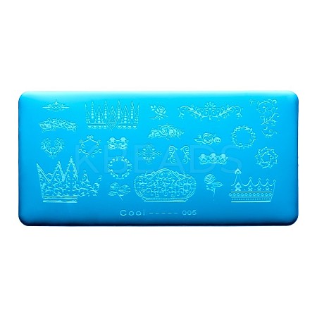 Stainless Steel Nail Art Stamping Plates MRMJ-Q068-005-1