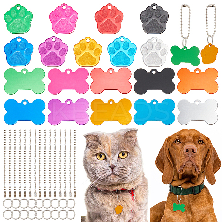 Pet Tag Set DIY-NB0010-49-1