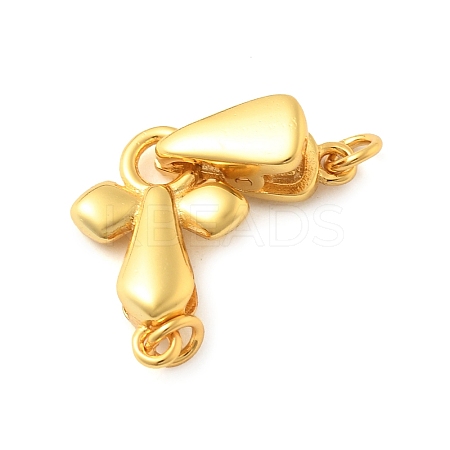 925 Sterling Silver Fold Over Clasps STER-S013-05G-1