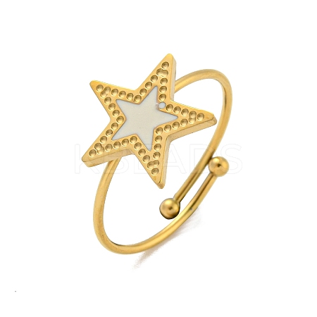 Adjustable 304 Stainless Steel Rings RJEW-B058-02G-10-1