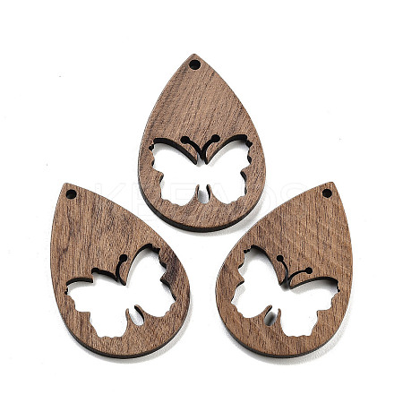 Walnut Wood Pendants FIND-Z050-09C-1