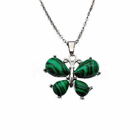 Crystal Butterfly Necklace Pendant Fashion Ornament Minimalist Pendant AM7436-6-1