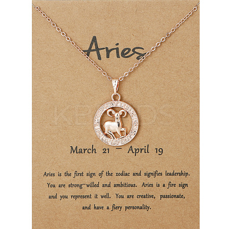 Alloy Constellation Pendant Necklaces LS-PW23032735496-1