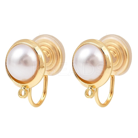 Half Round Brass Ear Cuff Findings KK-F902-02G-1