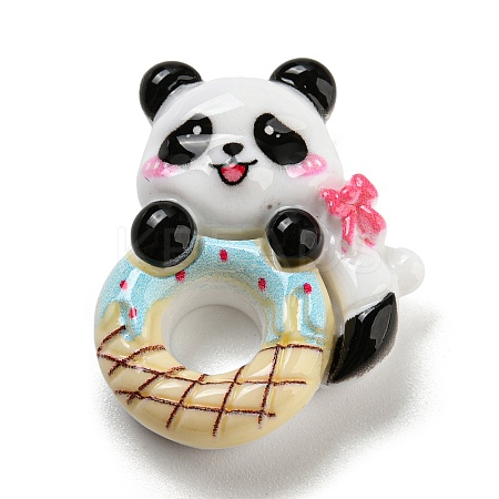 Panda Theme Opaque Resin Decoden Cabochons LS-RESI-H154-02A-1