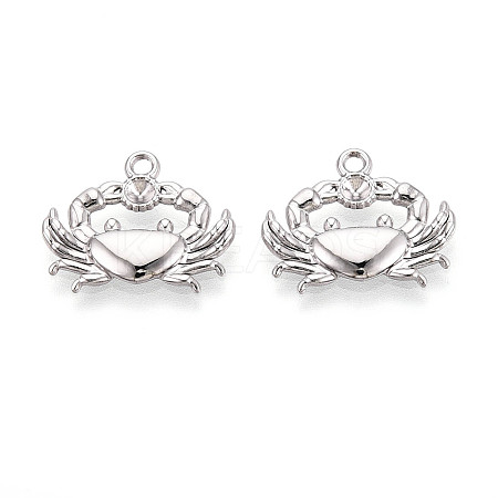 304 Stainless Steel Pendant Rhinestone Settings STAS-T070-01P-1