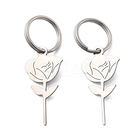 304 Stainless Steel Keychain KEYC-V001-01P-1