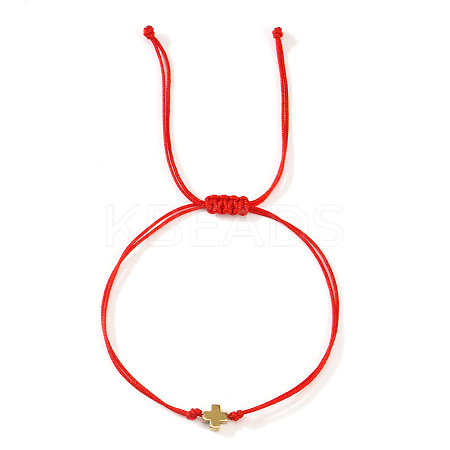 Adjustable Polyester Cord Braided Bracelets EW2287-2-1