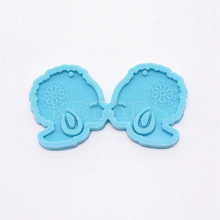 DIY Women Silicone Statue Fondant Molds DIY-TAC0011-19-1