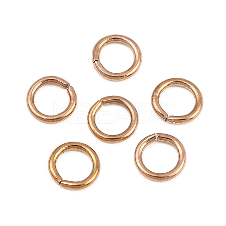 304 Stainless Steel Open Jump Rings SA-CBAF81C-01I-RG-1