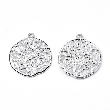 Non-Tarnish 201 Stainless Steel Pendants STAS-N098-077P-1