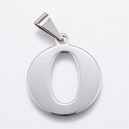 Tarnish Resistant 304 Stainless Steel Pendants STAS-F106-95P-O-1