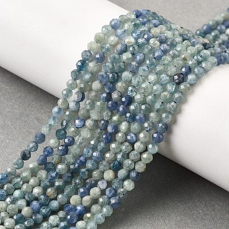 Natural Kyanite/Cyanite/Disthene Beads Strands G-G259-D04-3mm-1