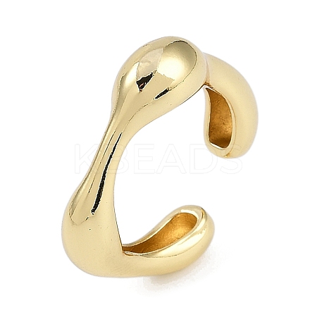 Brass Cuff Rings RJEW-U030-02G-01-1