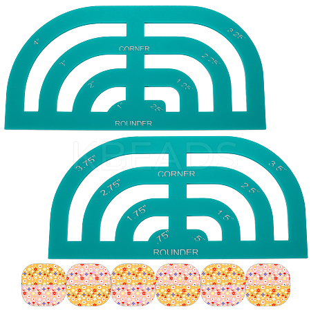 Transparent Acrylic Arch Templates DIY-WH0656-45-1