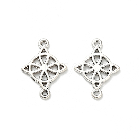 Tibetan Style Alloy Viking Knot Connector Charms LS-FIND-H053-14AS-1