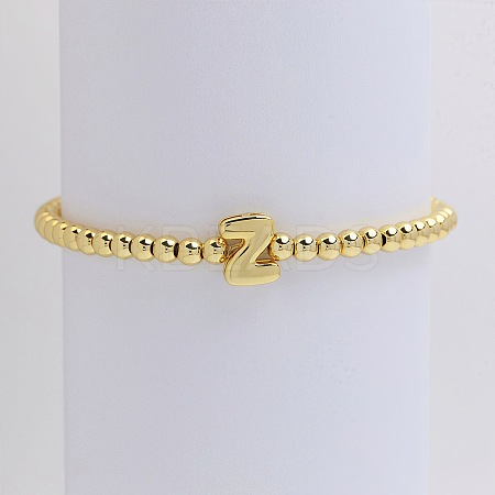 Brass Beaded Stretch Bracelets for Women FS-WG560D0-26-1