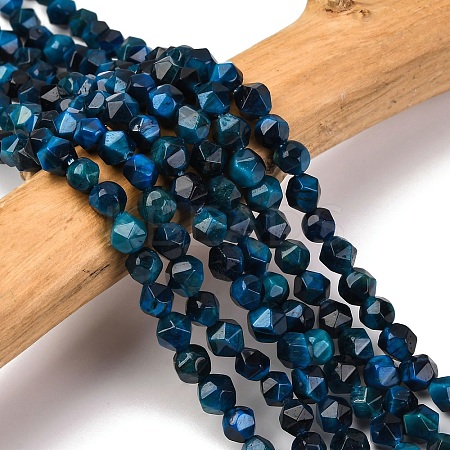 Natural Tiger Eye Beads Strands G-I217-A-01E-1
