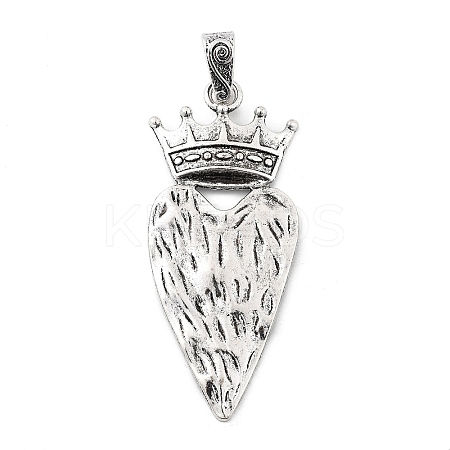 Tibetan Style Alloy Big Pendants PALLOY-D362-02AS-C-1