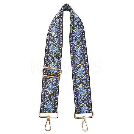 Ethnic Style Polyester Adjustable Bag Handles FIND-WH0129-24C-1
