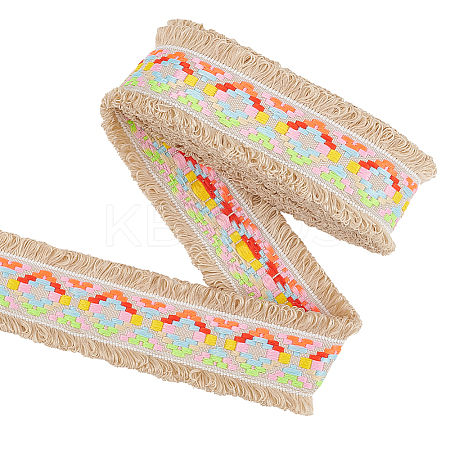 Polyester Jacquard Ribbon OCOR-WH0085-77B-1