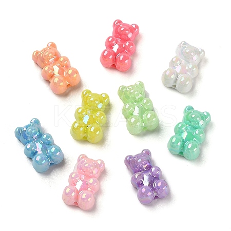 Opaque Bear Acrylic Beads MACR-L003-002A-1