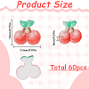 60Pcs Opaque Resin Cabochons DIY-SC0028-30B-2