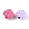 Baking Paint Opaque Acrylic Beads OACR-N142-06-2