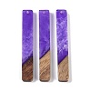 Resin & Wood Big Pendants WOOD-F015-02E-1