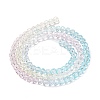 Transparent Painted Glass Beads Strands DGLA-A034-T3mm-A21-5