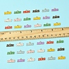48Pcs 8 Colors Alloy Enamel Pendants ENAM-FS0002-41-5