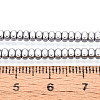 Electroplated Synthetic Non-magnetic Hematite Beads Strands X-G-T139-61A-4