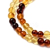 Gradient Color Natural Amber Beads Strands G-F803-F01-6mm-4