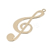 Long-Lasting Plated Brass Filigree Pendants KK-K336-41KCG-2