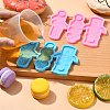 DIY DIY Cup Lid Dropping Adhesive Identification Label 40oz  Straw Fixing Label Plate Backpack Label Plate Silicone Making Kits DIY-CJ0002-75-5