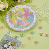 120Pcs 2 Styles Transparent & Frosted Acrylic Beads Set OACR-ME0001-26-4
