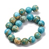 Dyed Natural Regalite/Imperial Jasper/Sea Sediment Jasper Beads Strands G-B124-C03-05-5