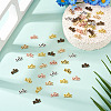 120Pcs 6 Colors Alloy Tibetan Style Pendants FIND-TA0005-85-5