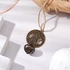 Iron Bell Pendant Decorations HJEW-JM02504-02-2