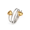 304 Stainless Steel Finger Rings RJEW-D331-01B-PG-2