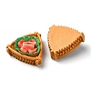 Fried Chip Doughnut Theme Opaque Resin Imitation Food Decoden Cabochons RESI-S392-02D-2